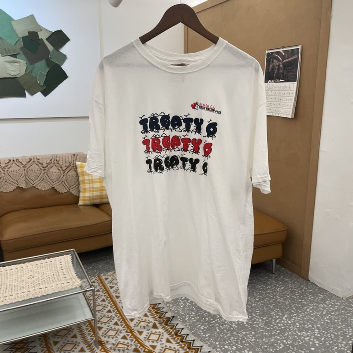 후르츠오브더룸 스트릿 펑크 키치 컬러 프린팅 반팔티 XL C10629 상품이미지3