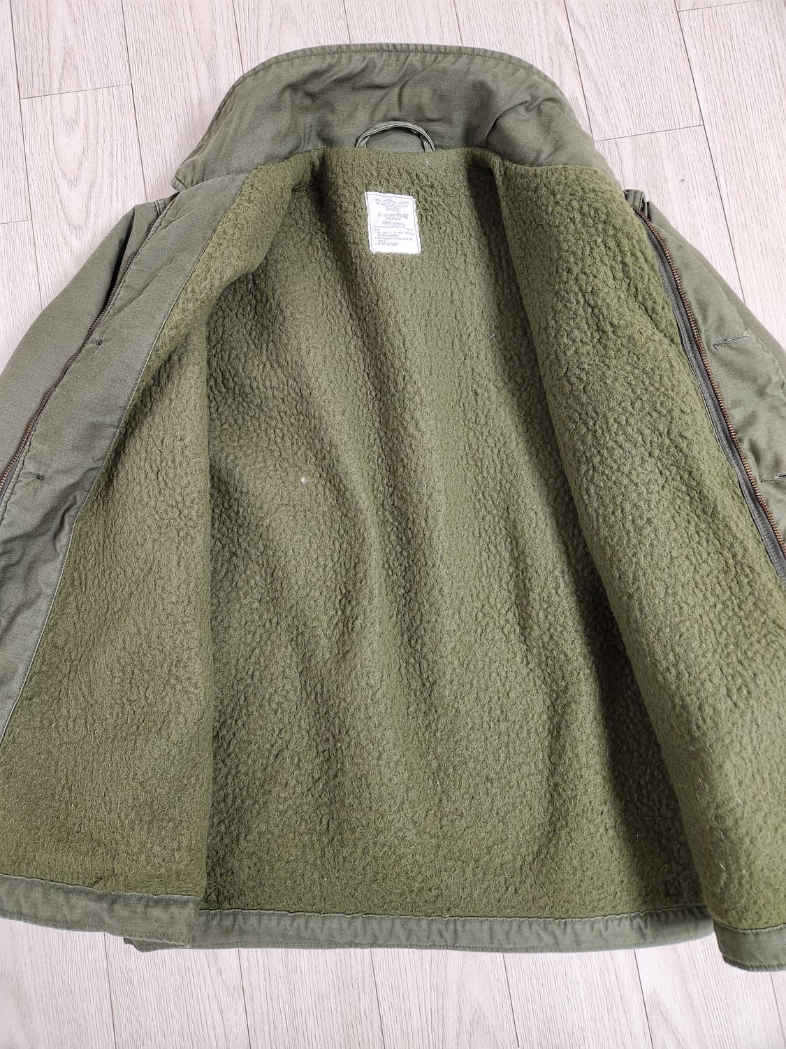 오리지널 미해군 A-2 덱자켓 XL 상품이미지8