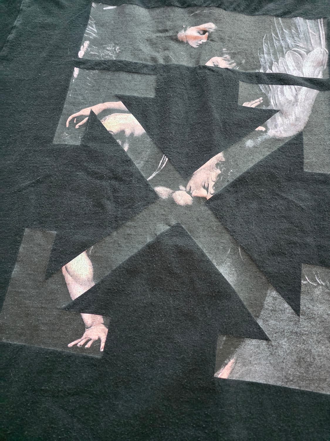 오프화이트 카라바죠 애로우 반팔티 상품이미지3