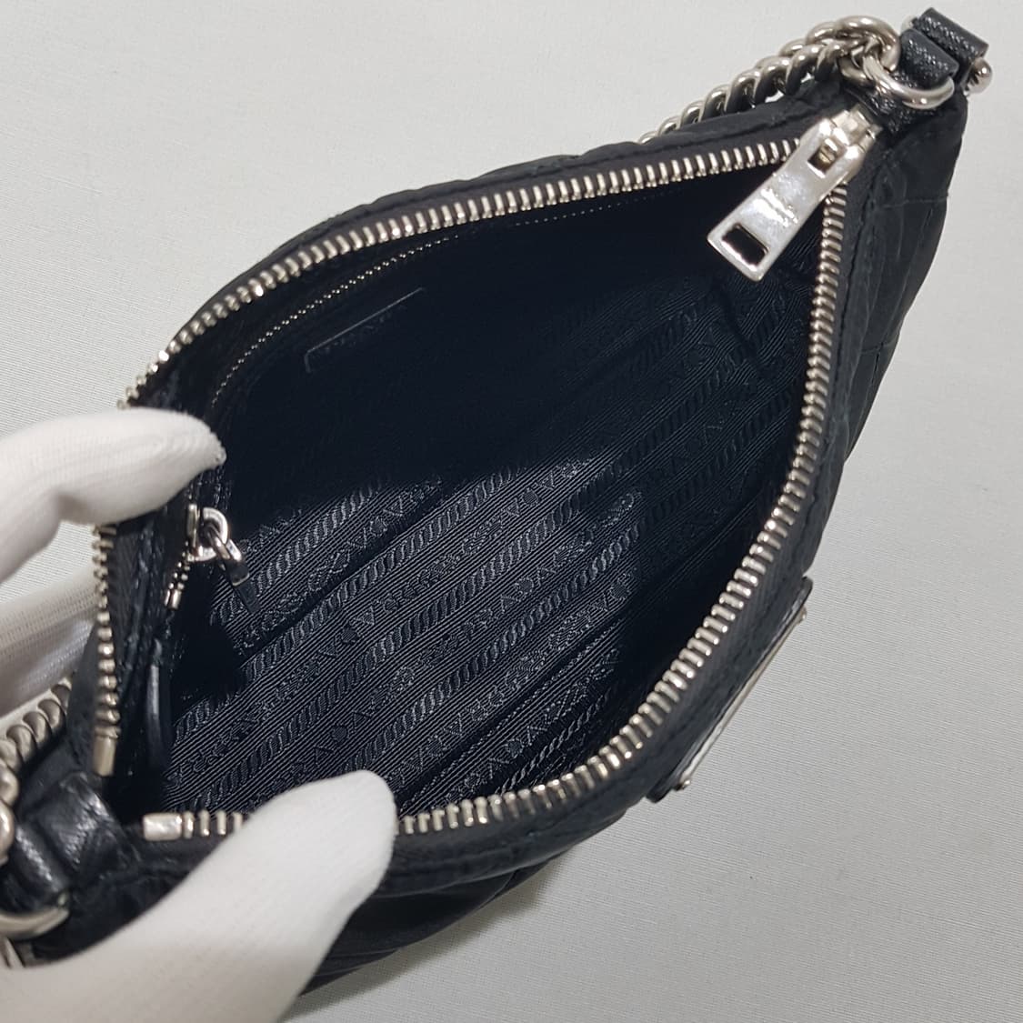 프라다 포코노 퀄팅 미니 체인 숄더백 1bh026 상품이미지9