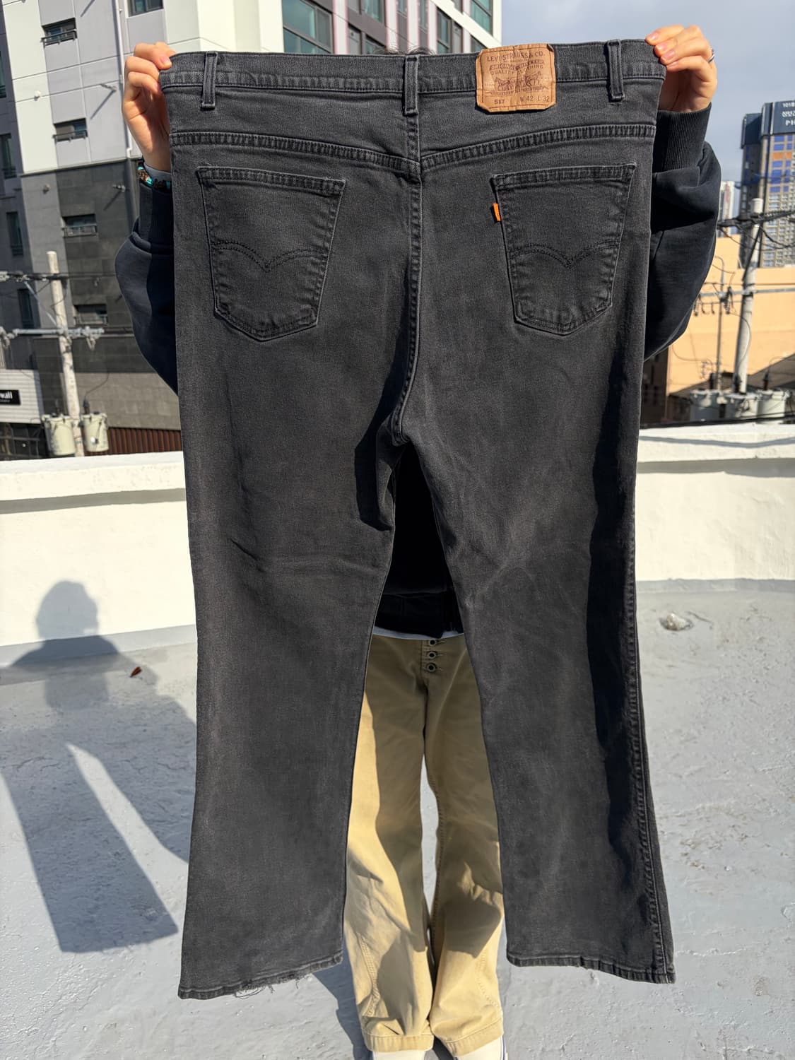 90s 리바이스 517 흑청 상품이미지2