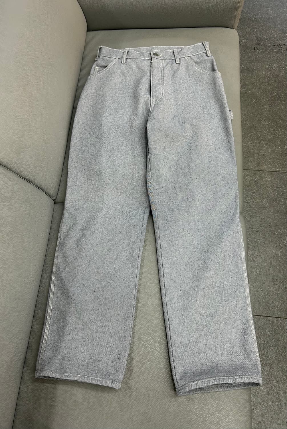 메종마르지엘라 하이 라이즈 스트레이트 레그 청바지(38) 상품이미지5