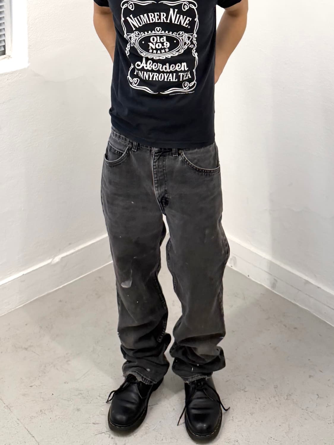 90's 리바이스 50619 오렌지탭 흑청  상품이미지1