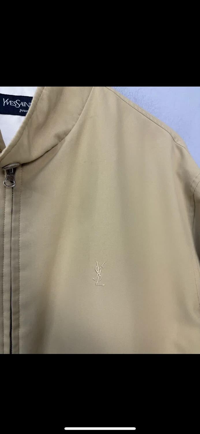 입생로랑 베이지 블루종 자켓 H1461 상품이미지3