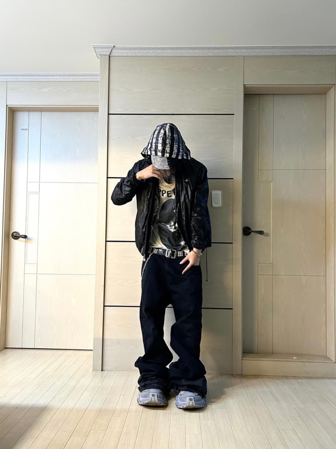 LRG 스트라이프 후디 나일론 자켓 상품이미지1