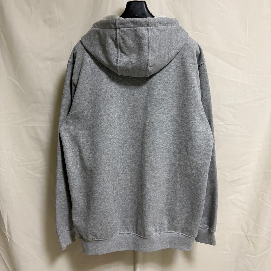 칼하트 로고 패치 루즈핏 기모 후드티 / 그레이, M 상품이미지6