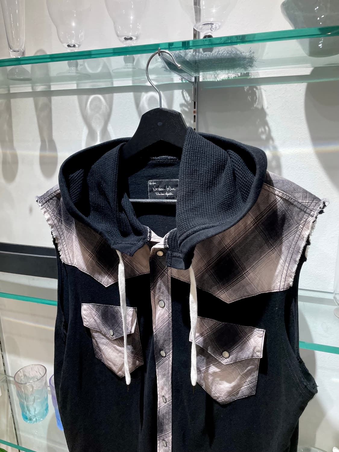 07AW 넘버나인 sleeveless hoodie 상품이미지3