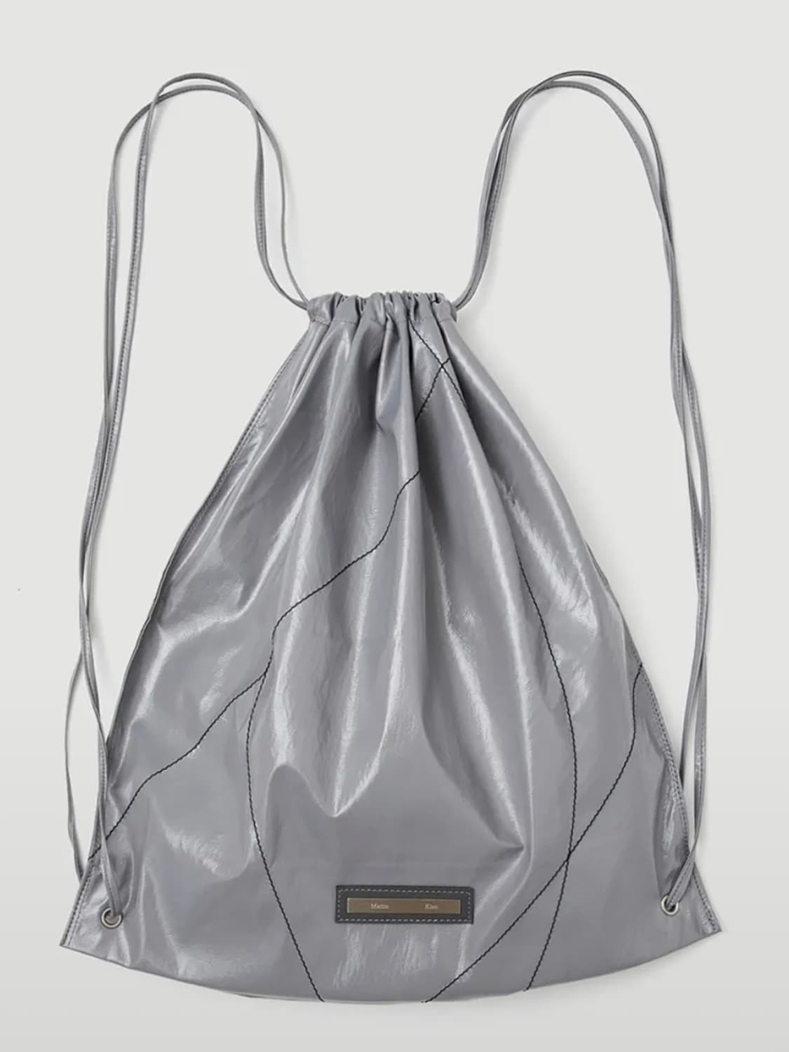 STRING COATING BACK PACK IN GREY 상품이미지1