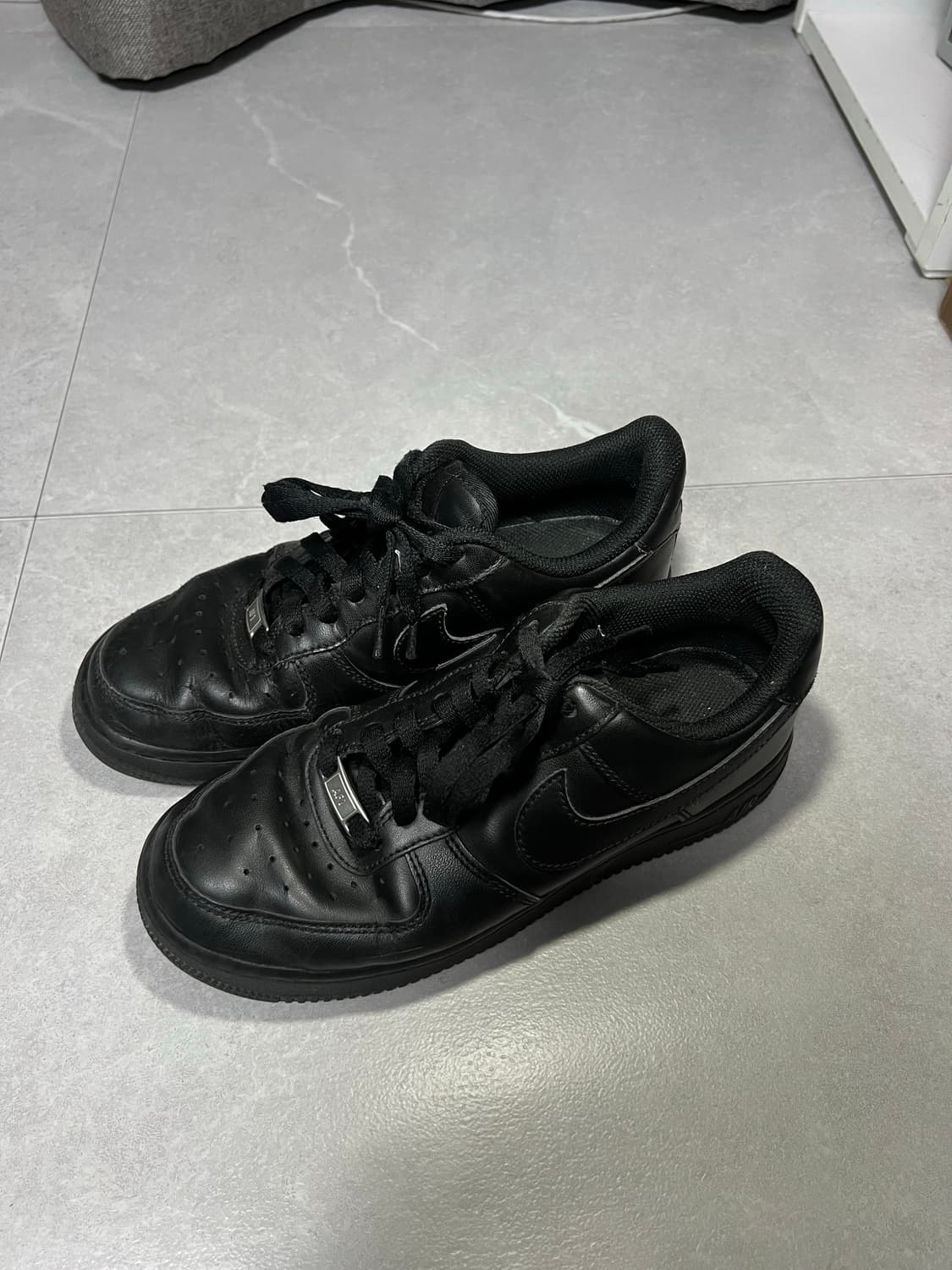 나이키 에어포스1 블랙 로우 올검 250 상품이미지3