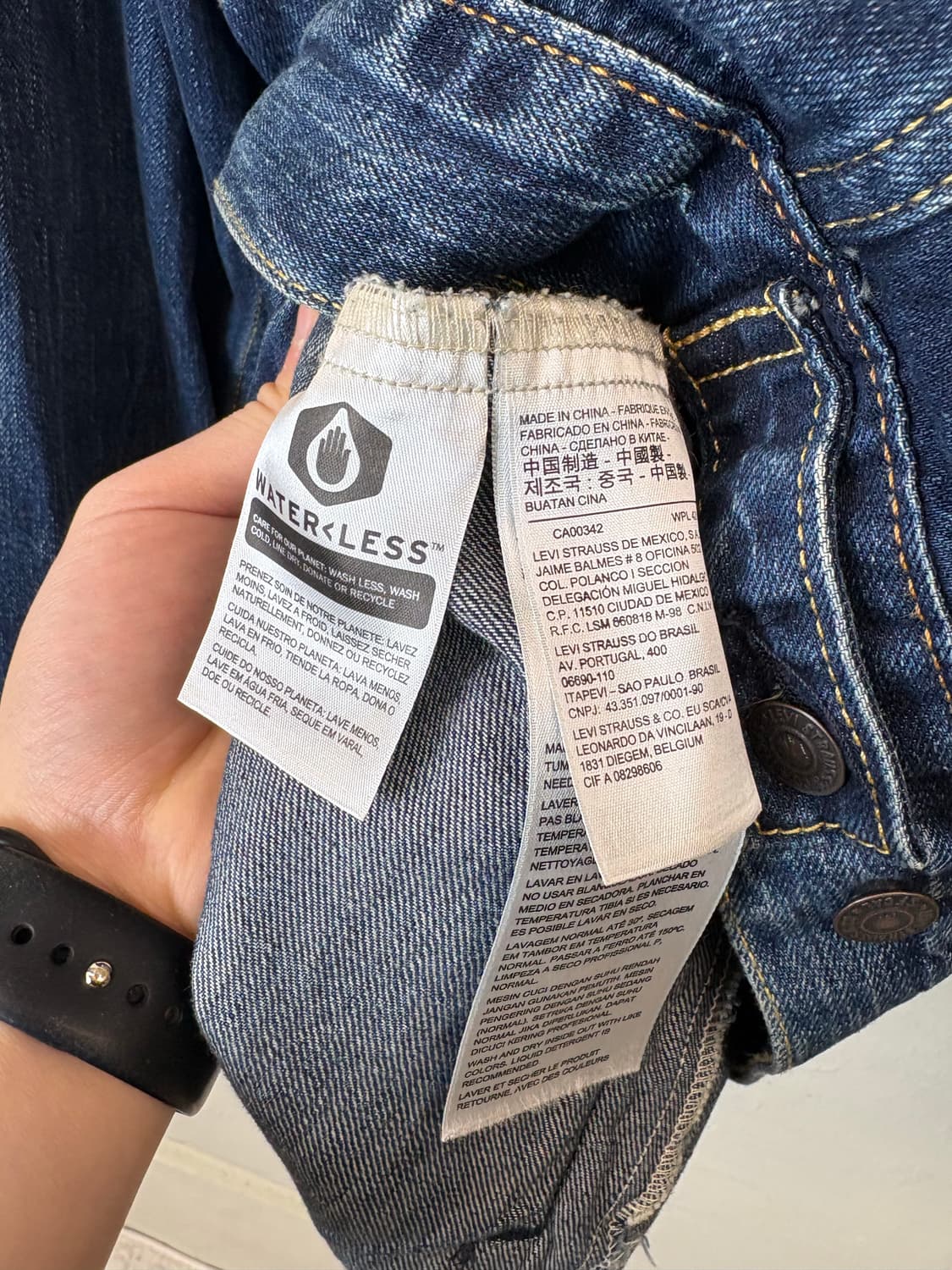 리바이스 프리미엄 빈티지 데님 트러커 자켓 상품이미지7