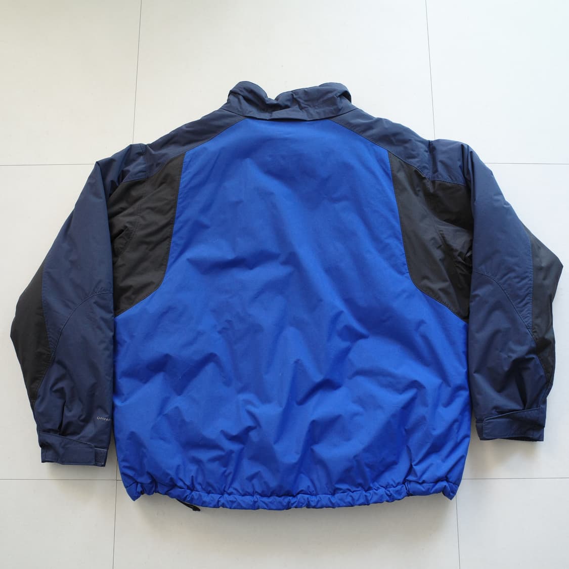 90s 컬럼비아 옴니쉴드 패딩 자켓 블루 XL 상품이미지7