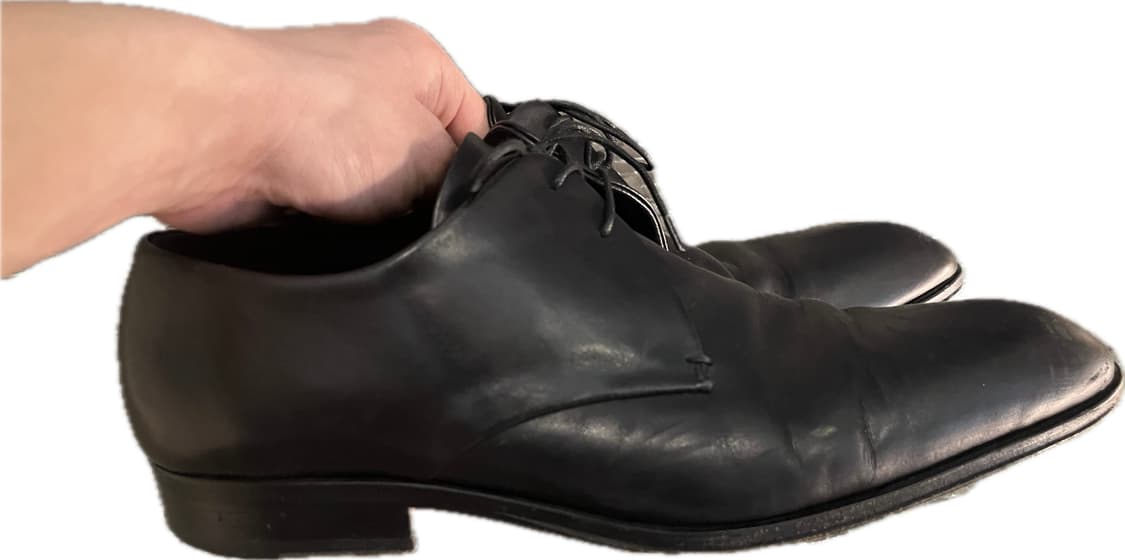 (42) 빈티지 캘빈 클라인 엘롱게이티드 토 더비슈즈 상품이미지4