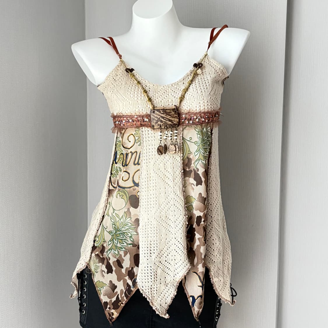 Willow Patchwork Boho Sleevele 상품이미지2