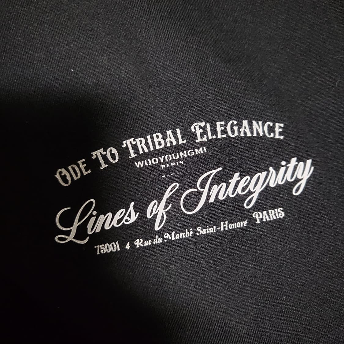 [신형] 50 / 25FW 우영미 샹들리에 백로고 반팔티  상품이미지4