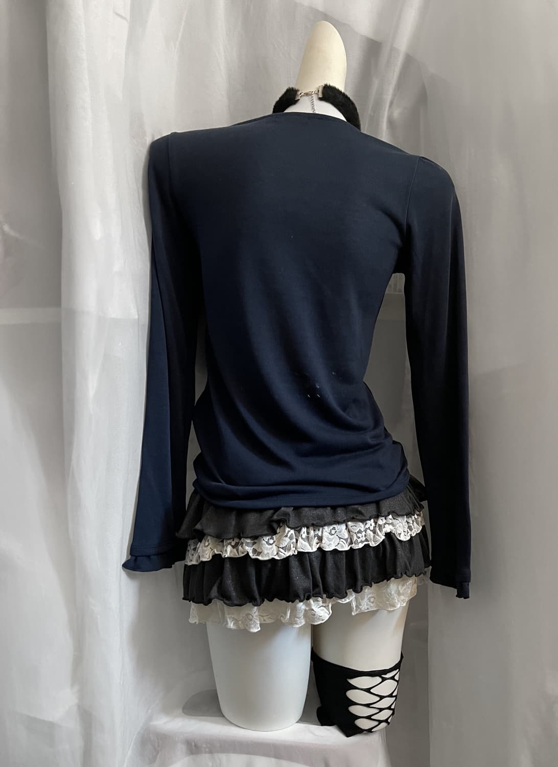 Axes femme top 엑시즈팜 네이비 탑 상품이미지2