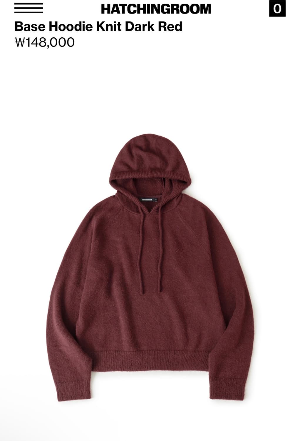 [3]해칭룸 후디 니트  상품이미지1