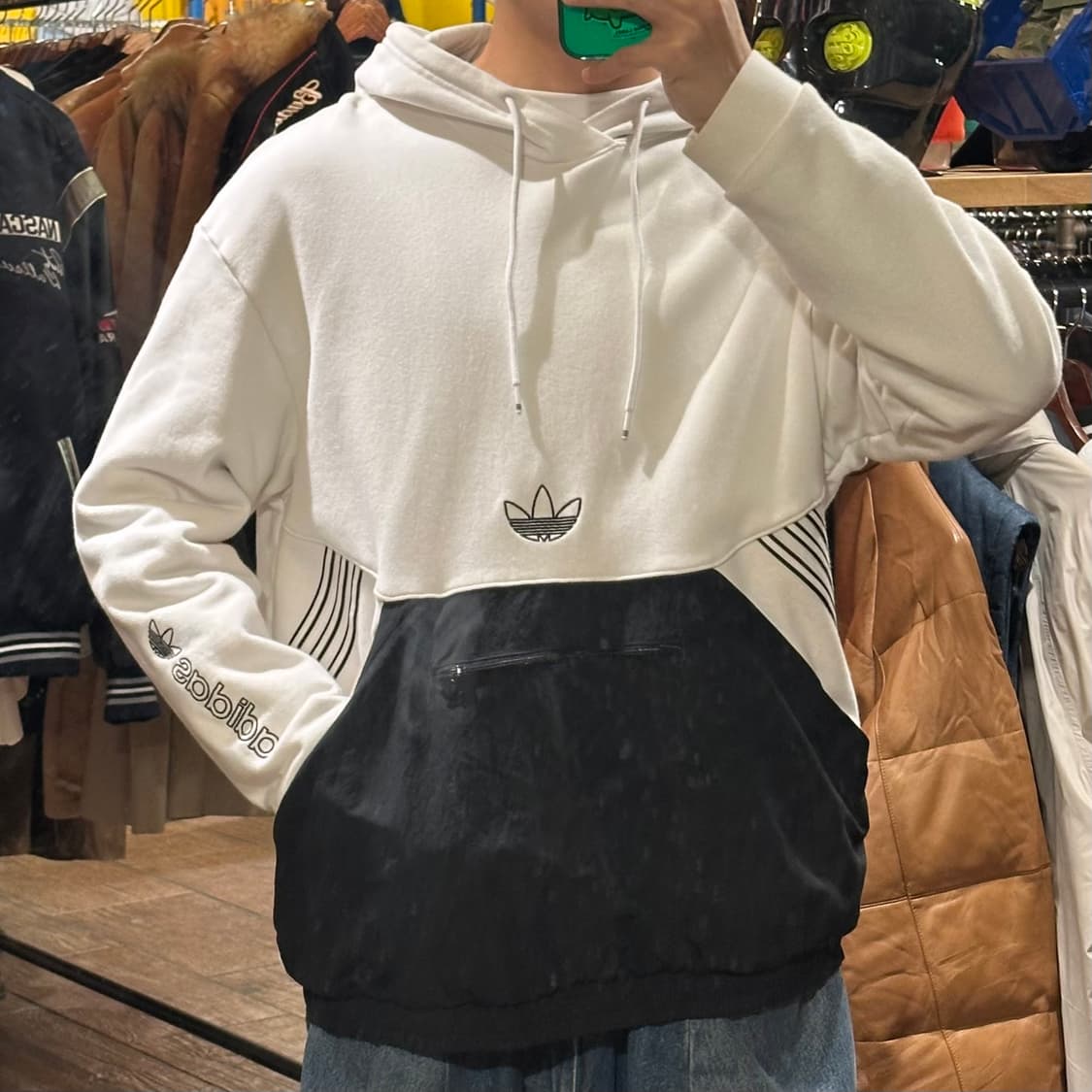 [HI] 아디다스 후드티 화이트 상품이미지2