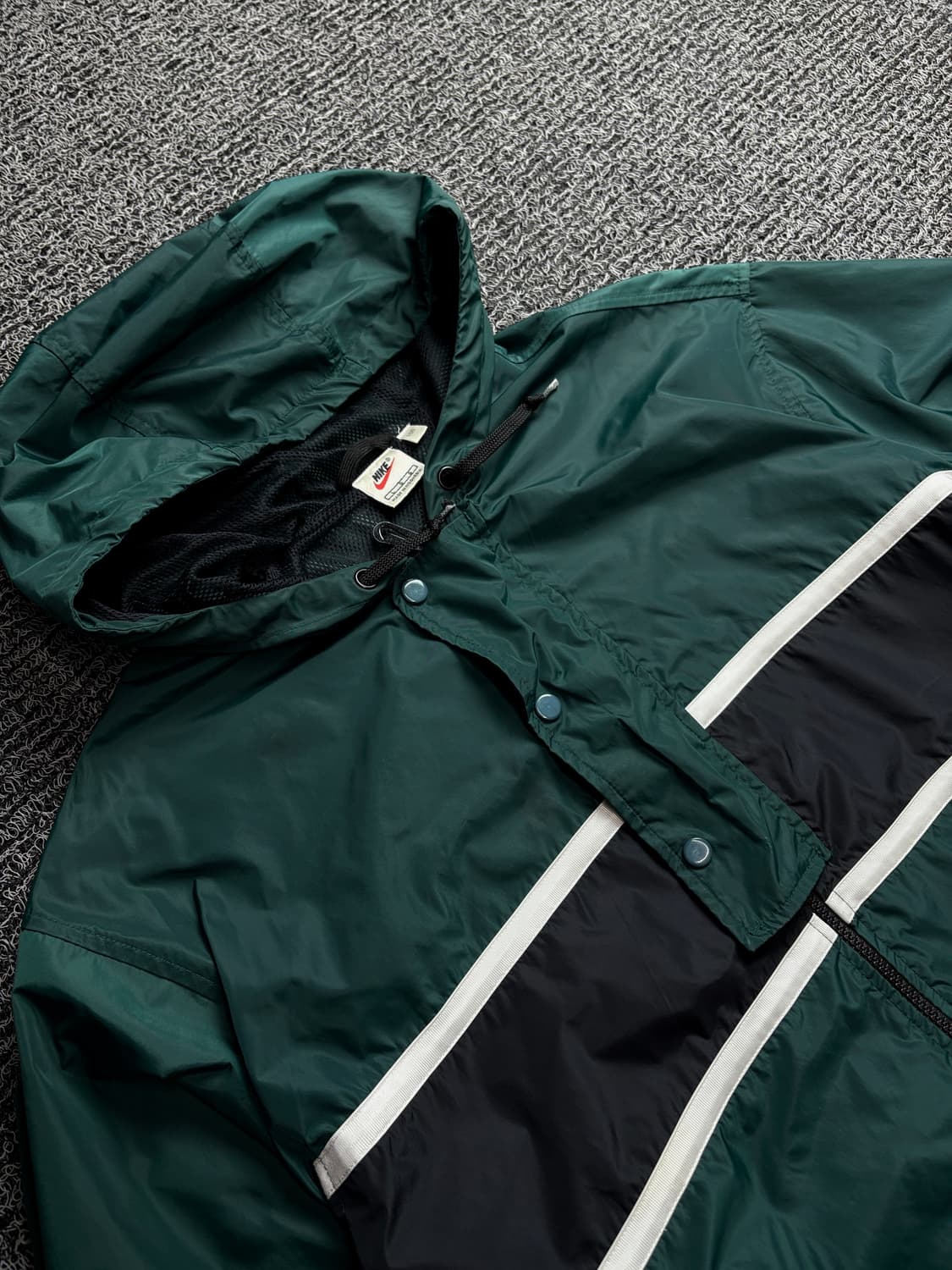 90s 나이키 올드스쿨 빅스우시 배색 박시핏 바람막이 1498 상품이미지5