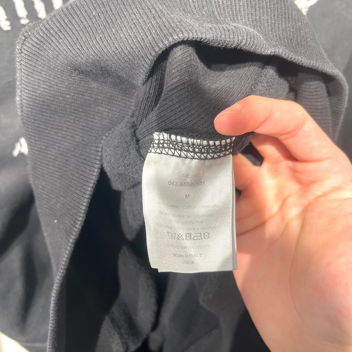 (M) 디올 아뜰리에 맨투맨 상품이미지4