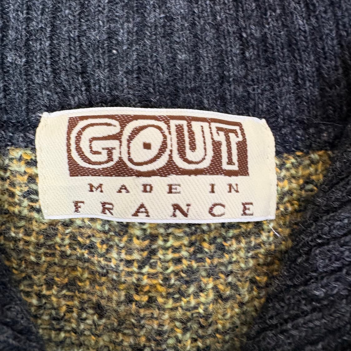 gout half zip up sweater 상품이미지4