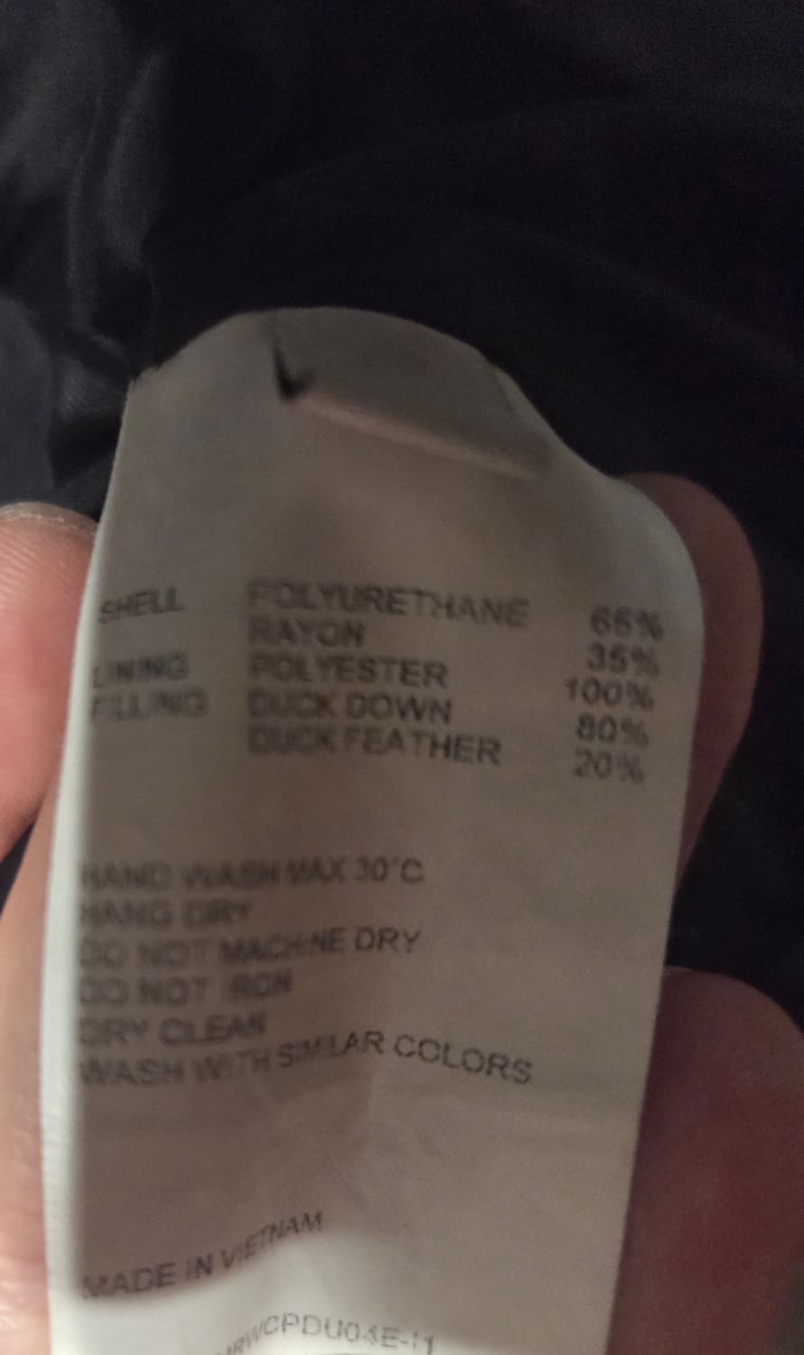 비바스튜디오 브라운 레더 덕다운패딩 XL 상품이미지5