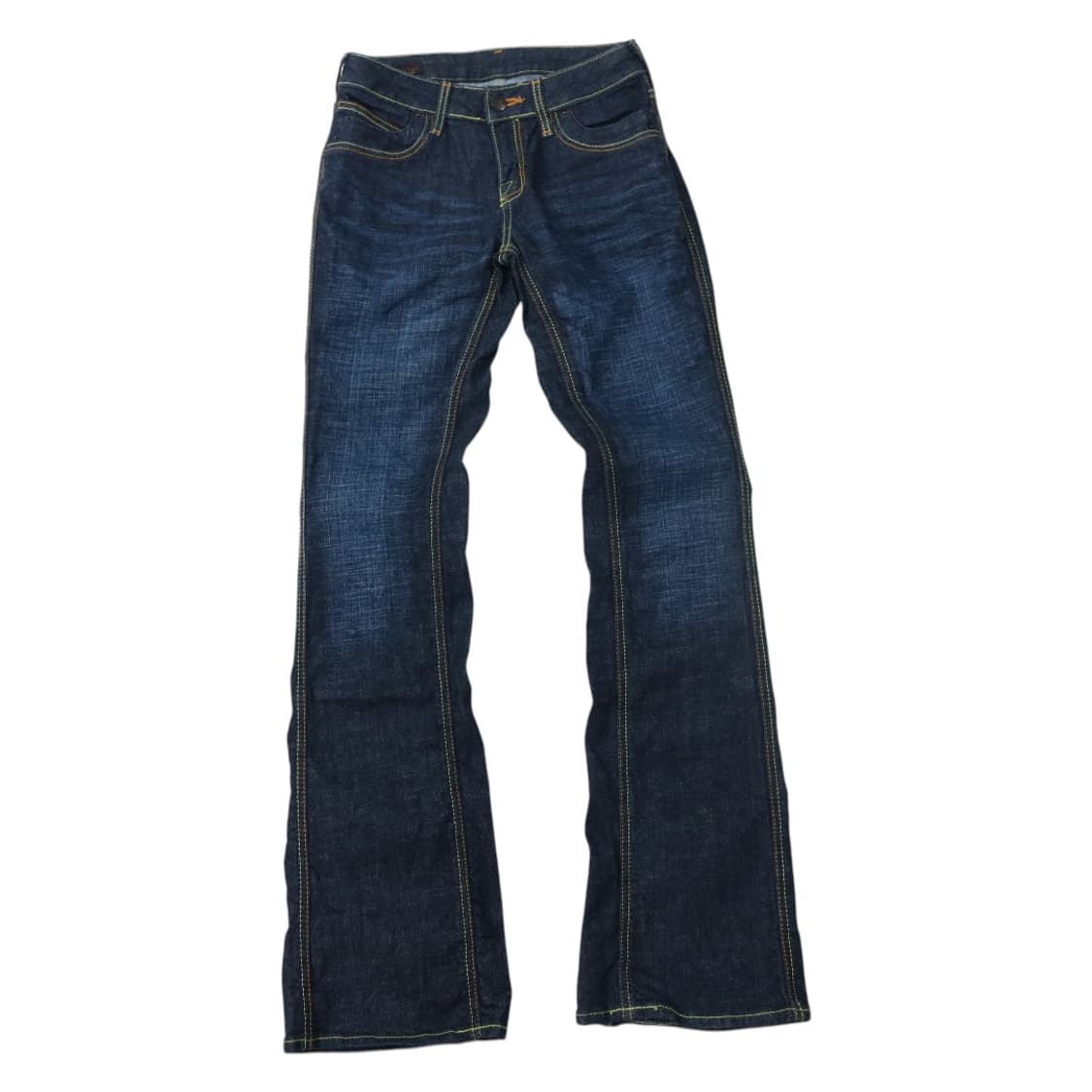 Happy Face by Bobson 옐로우 스티치 부츠컷 데님 팬츠  상품이미지1