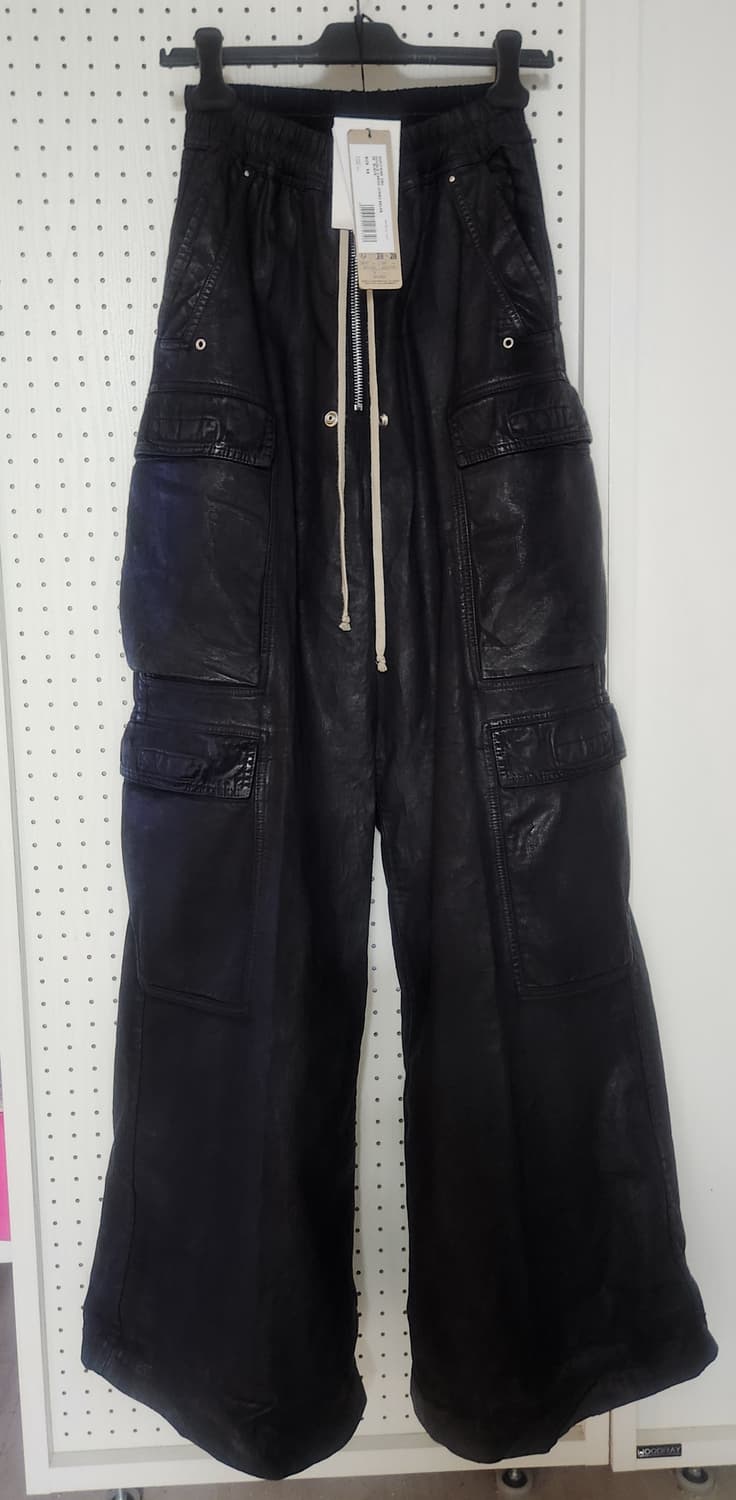 릭오웬스 SS26 왁스코팅 더블 카고 점보 벨라스 DBK 상품이미지2