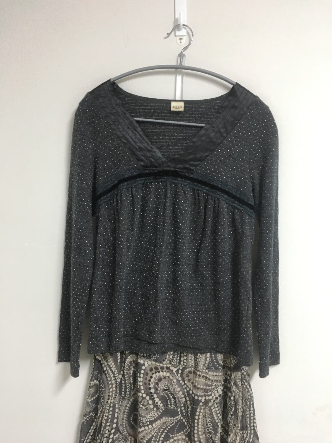 일본빈티지 니트조끼 코디세트 모리룩 상품이미지4