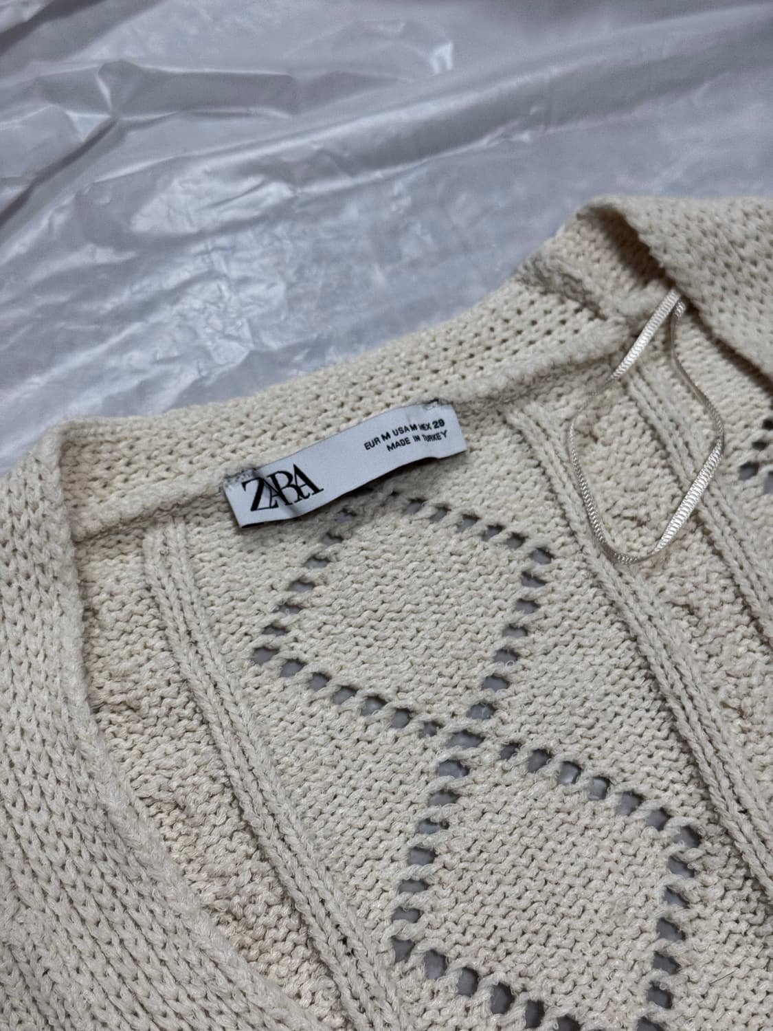 zara 자라 플라워 자수 가디건 상품이미지4