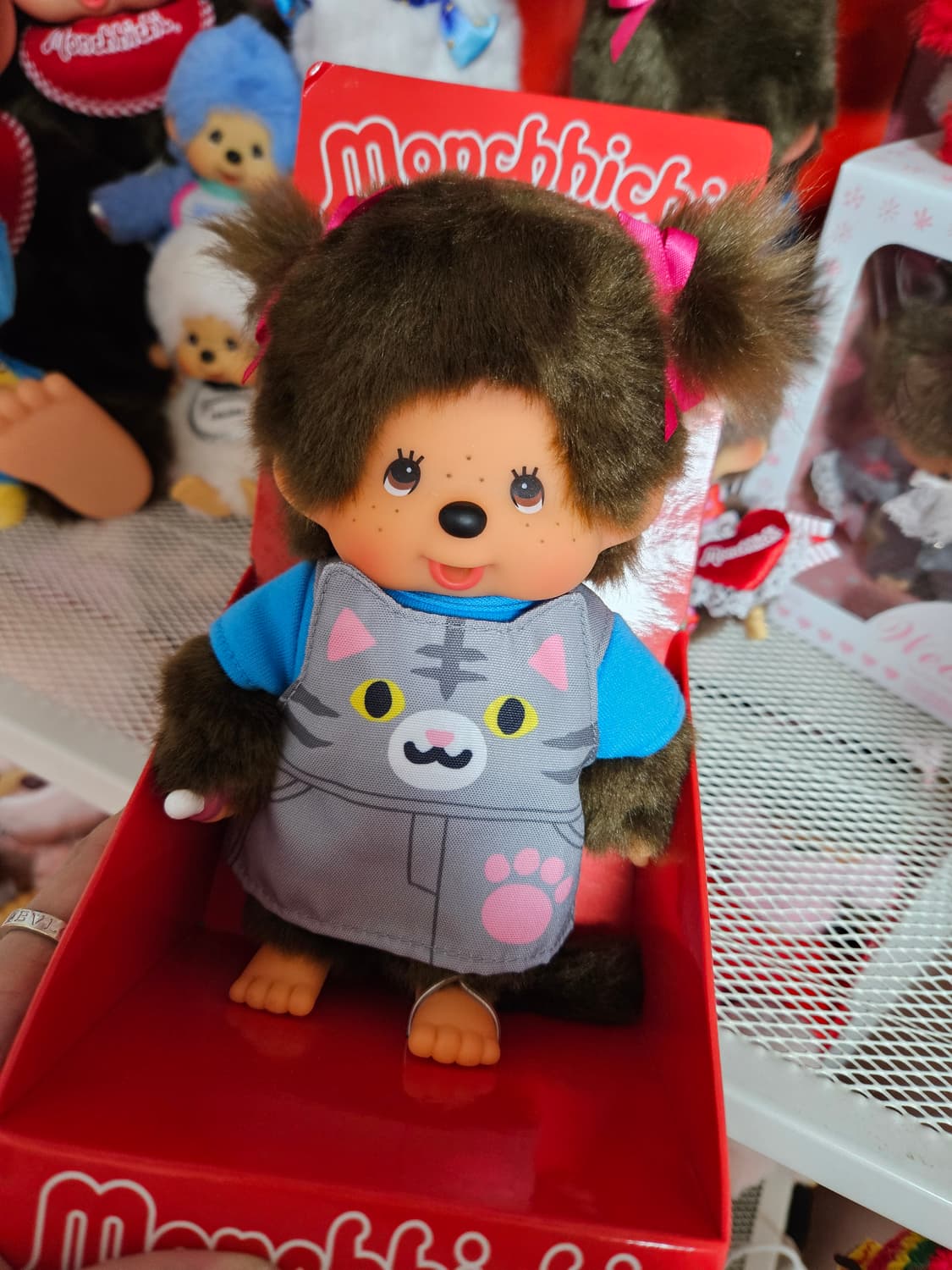 고양이 멜빵 옷을 입은 몬치치 상품이미지1