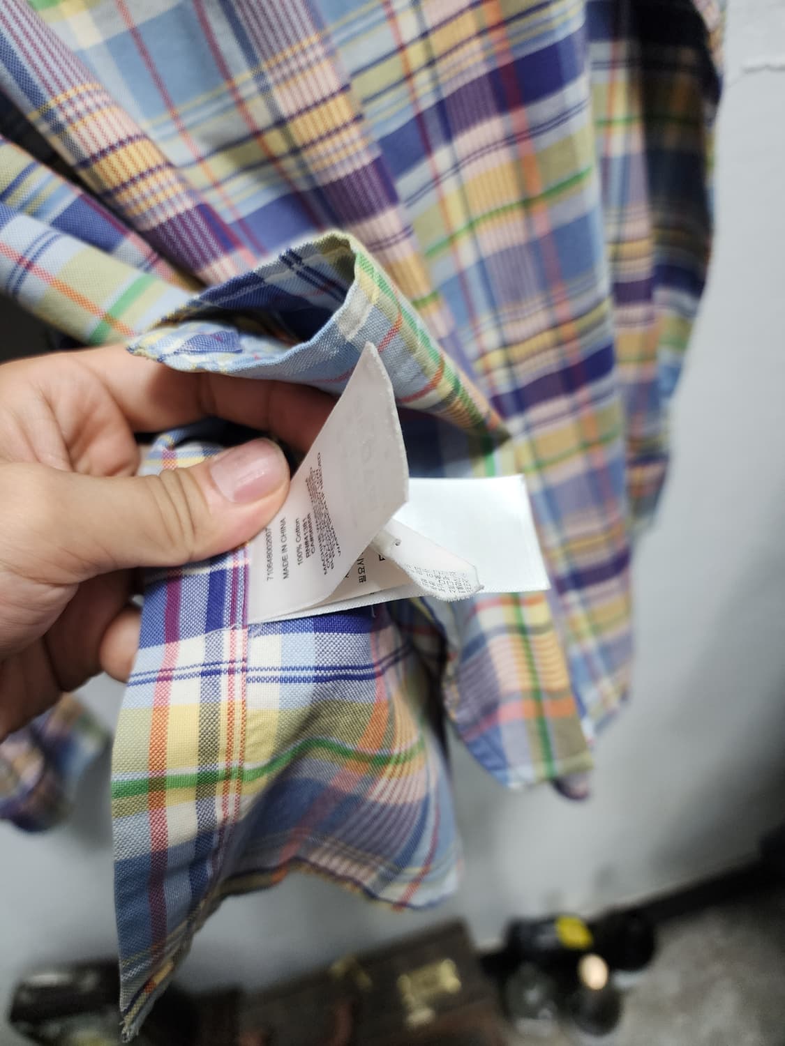 폴로 랄프로렌 체크 셔츠  상품이미지5