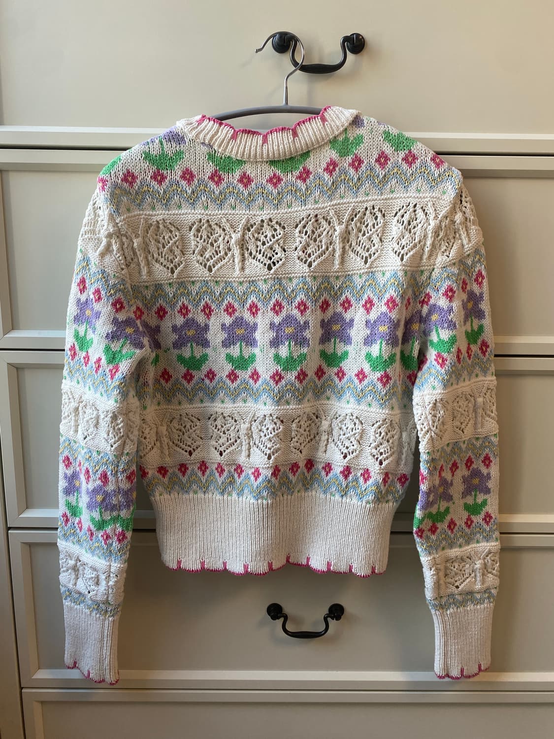 자라 꽃무늬자수가디건 상품이미지4