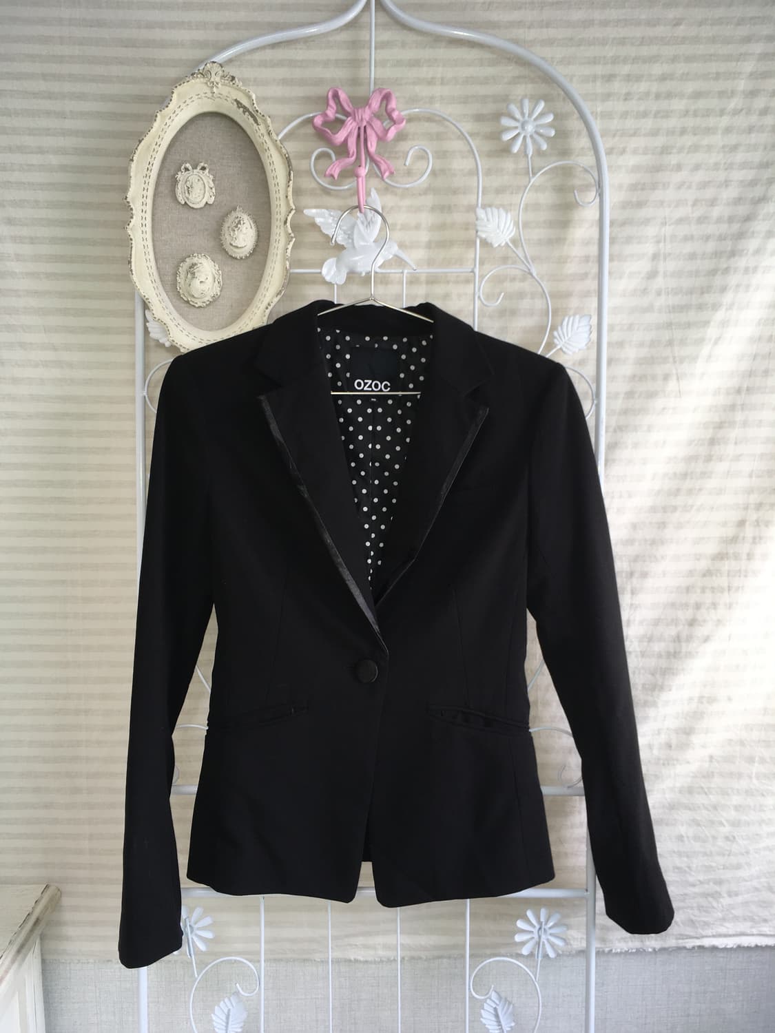 jpn vintage black basic jacket 상품이미지4