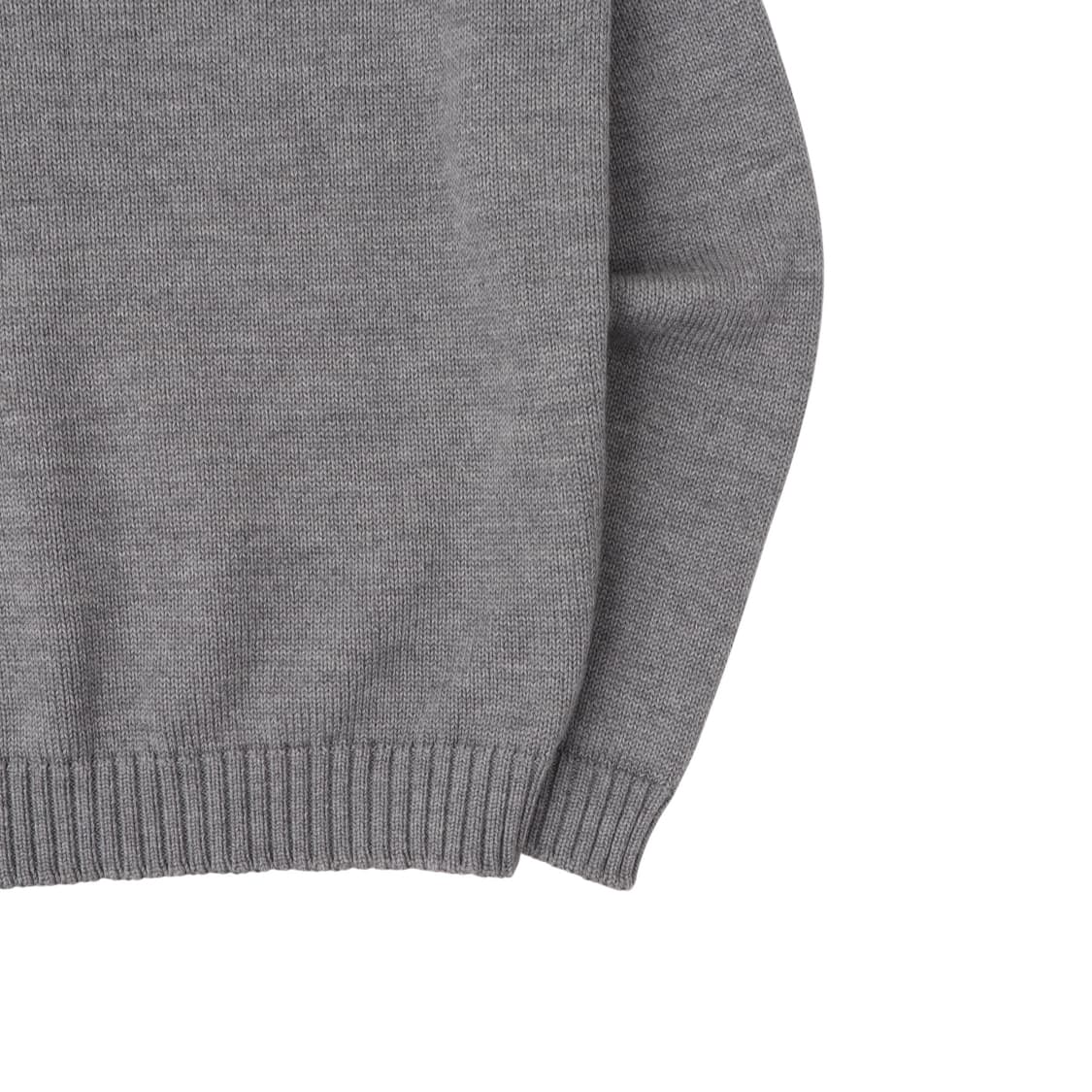 Zanone 자노네 그레이 울 라운드 니트 상품이미지7