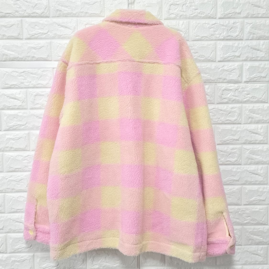 택포) 라코스테 뽀글이 후리스 플리스 XL 상품이미지4