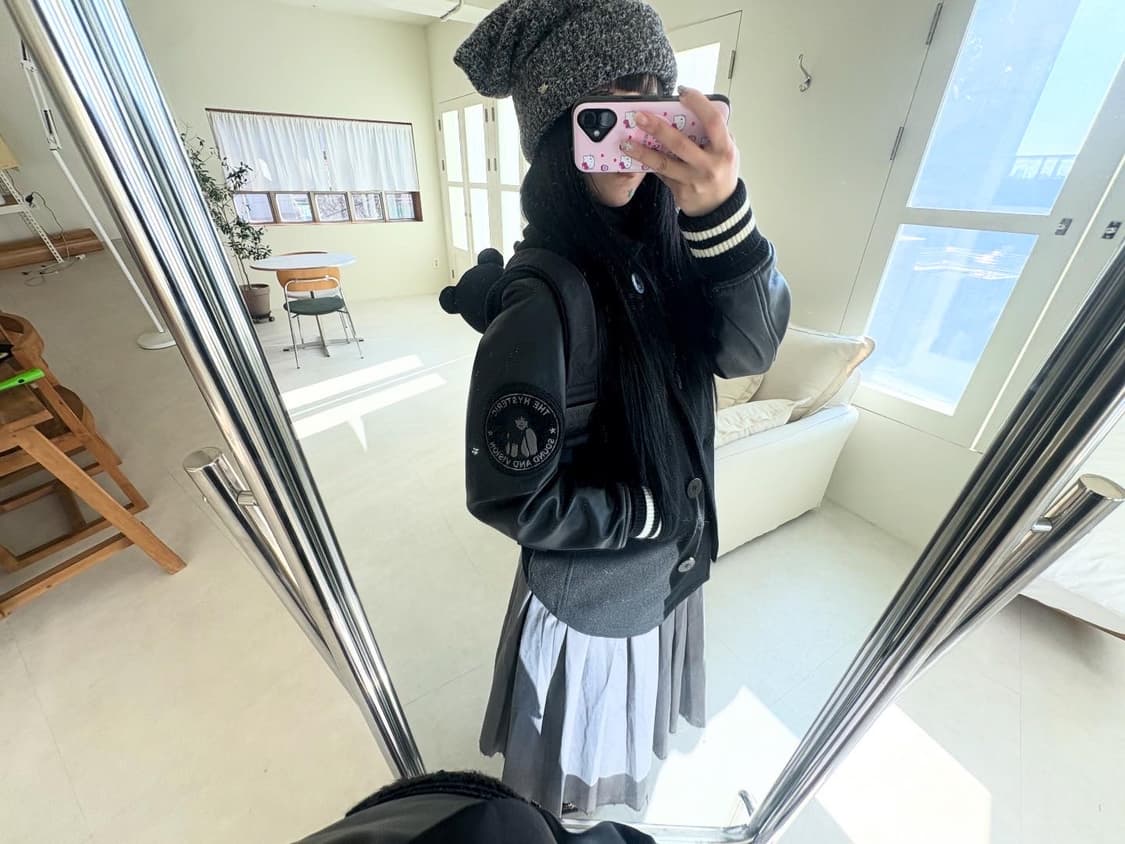 히스테릭글래머 가죽코트 상품이미지1