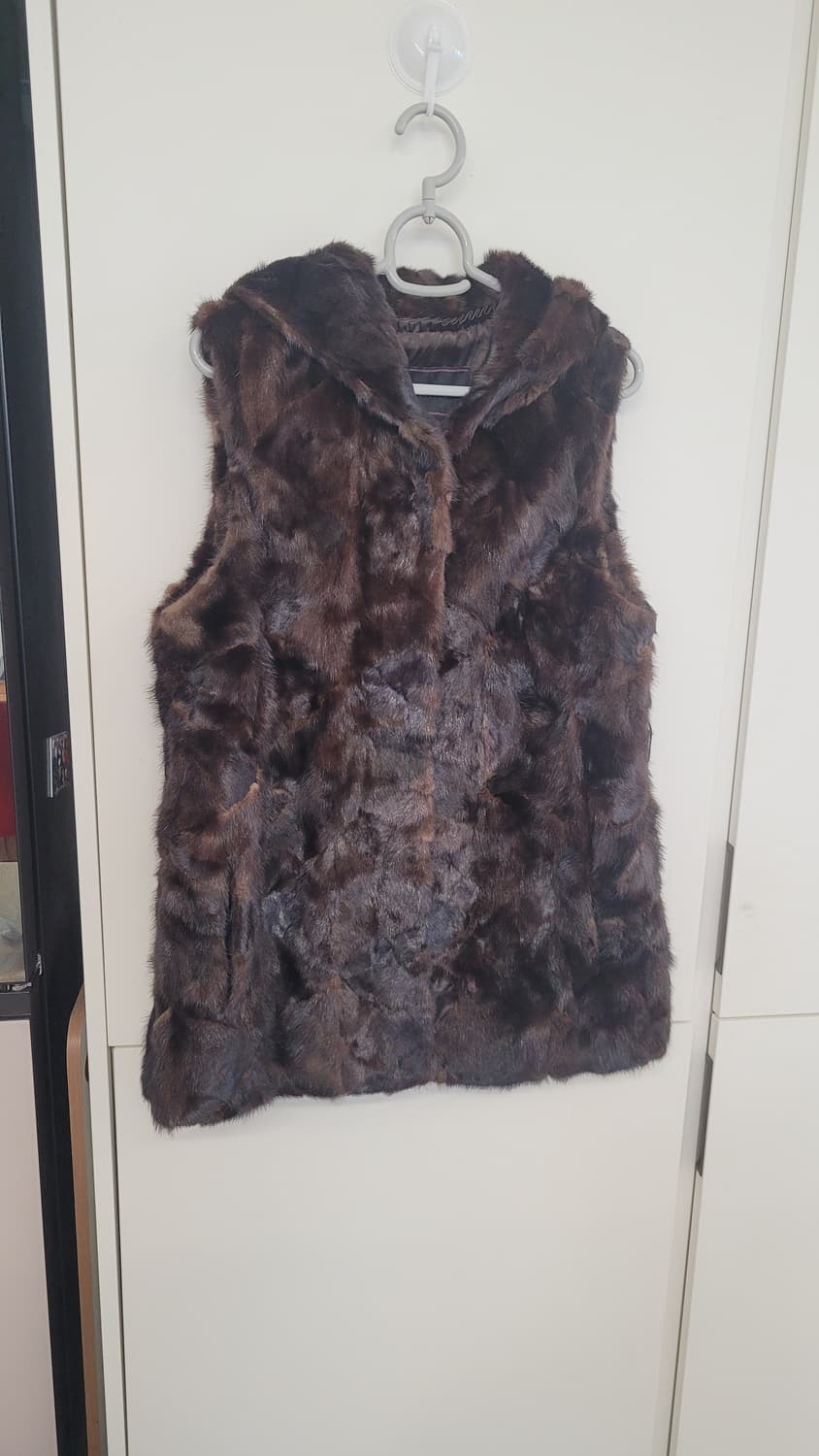 플라밍고  리얼 밍크 베스트-S사이즈 상품이미지6