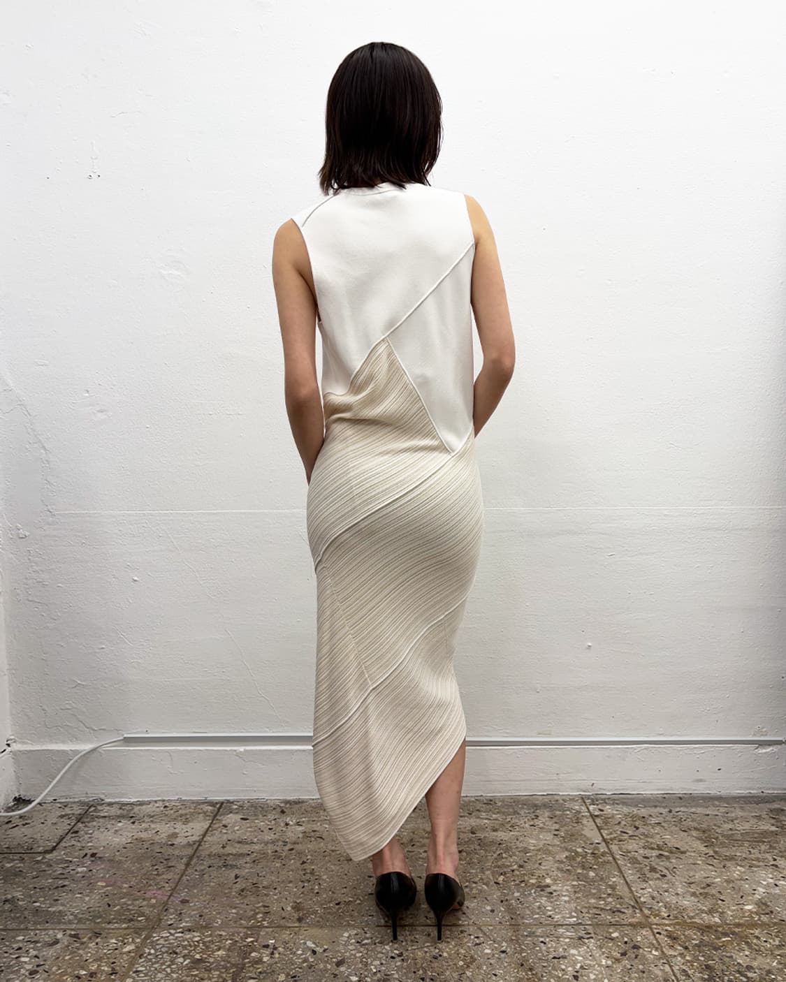 프로엔자 슐러 비대칭 패널 드레스 상품이미지2