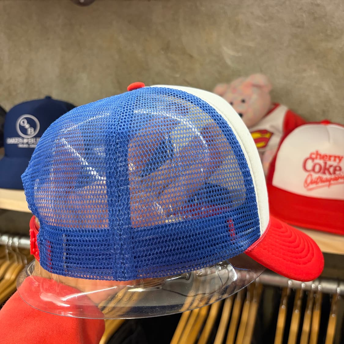 84s USA 빈티지 레이건 조지부시 선거 트러커 매쉬 볼캡 모자  상품이미지7