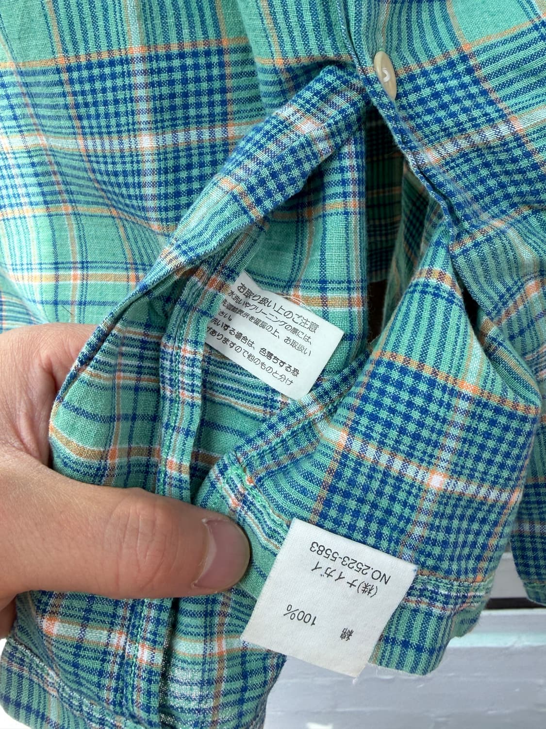 Polo Sports Ralph Lauren 90s 반팔 체크셔츠 LL 상품이미지4