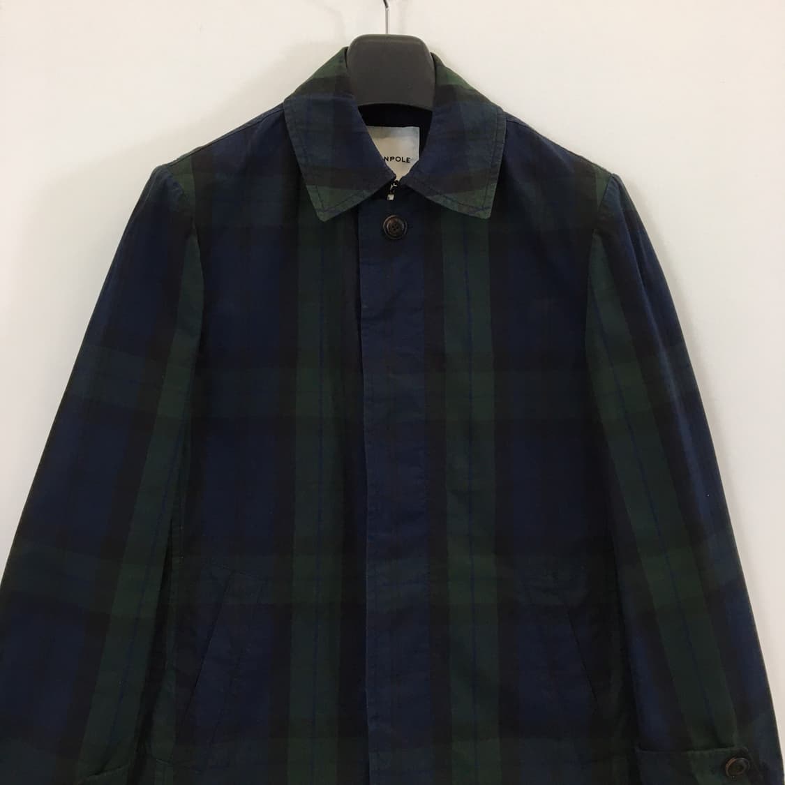 빈폴 블랙와치 타탄체크 트렌치코트 95  상품이미지3