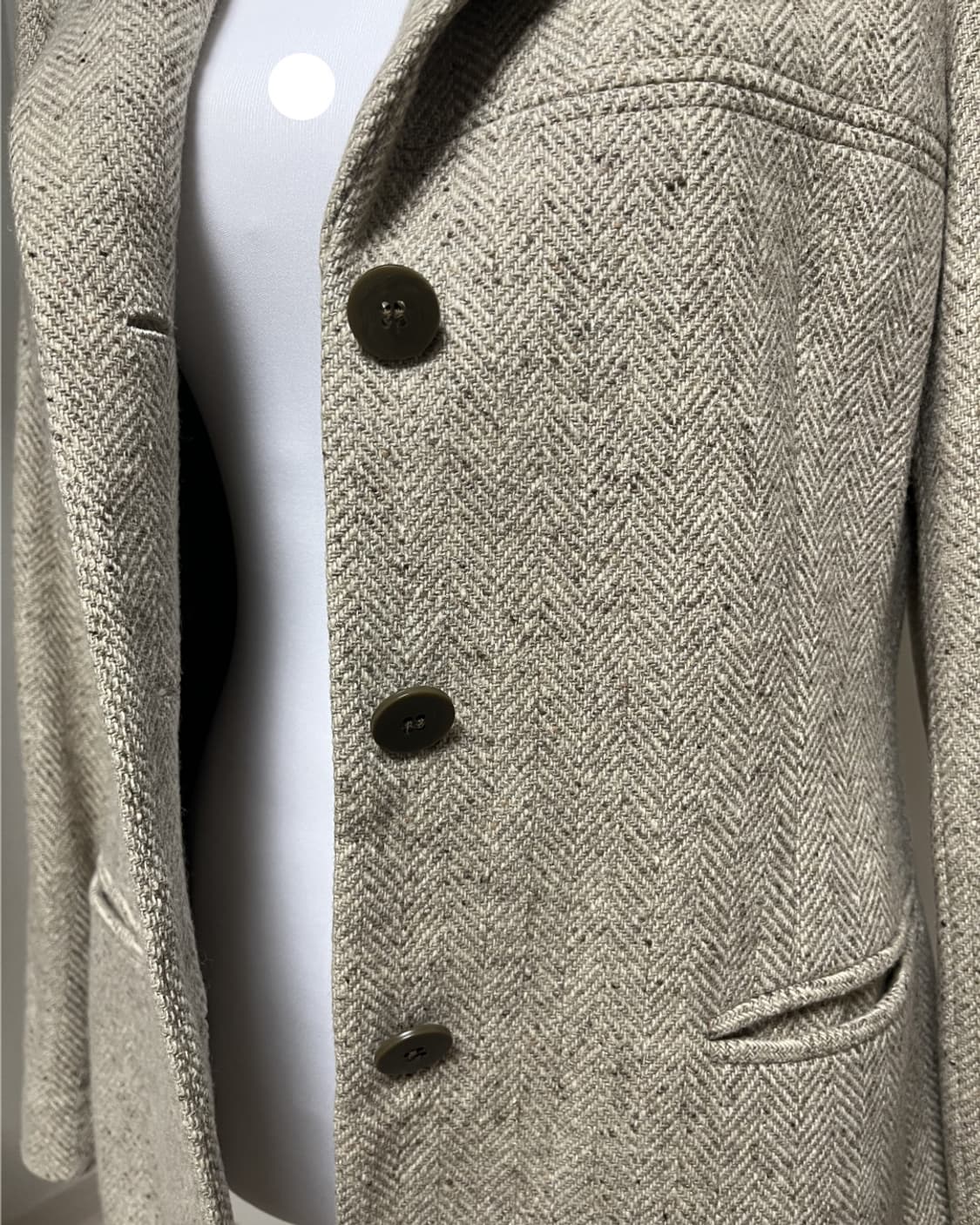 Herringbone beige jacket 상품이미지6