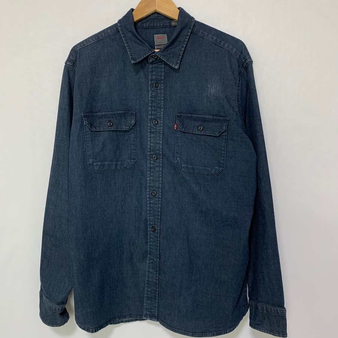 리바이스 다크 데님 셔츠 남방 긴팔 y2k 00s 2010 빈티지 상품이미지2