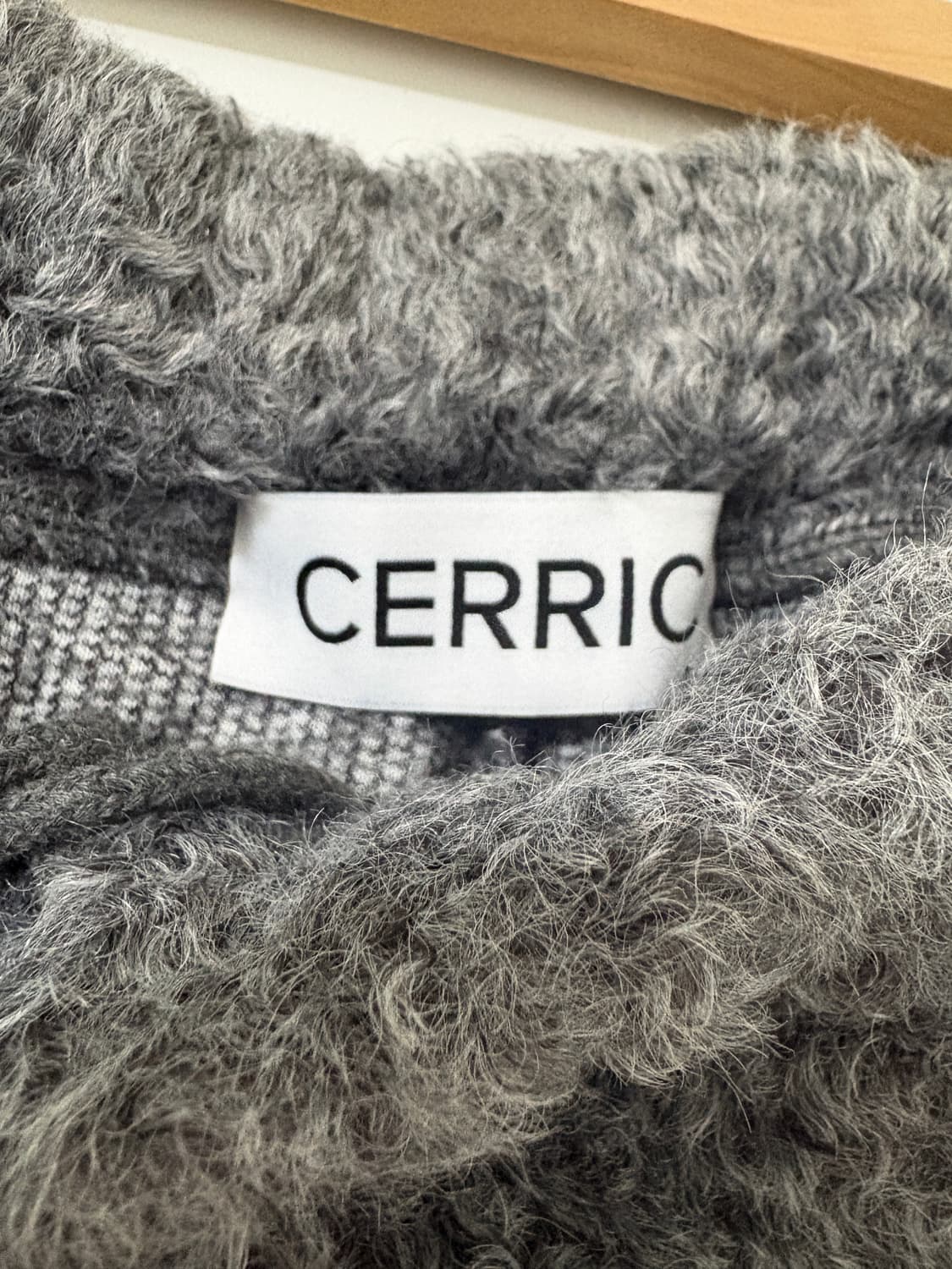 HAIRY WIDE PANTS / charcoal 상품이미지2