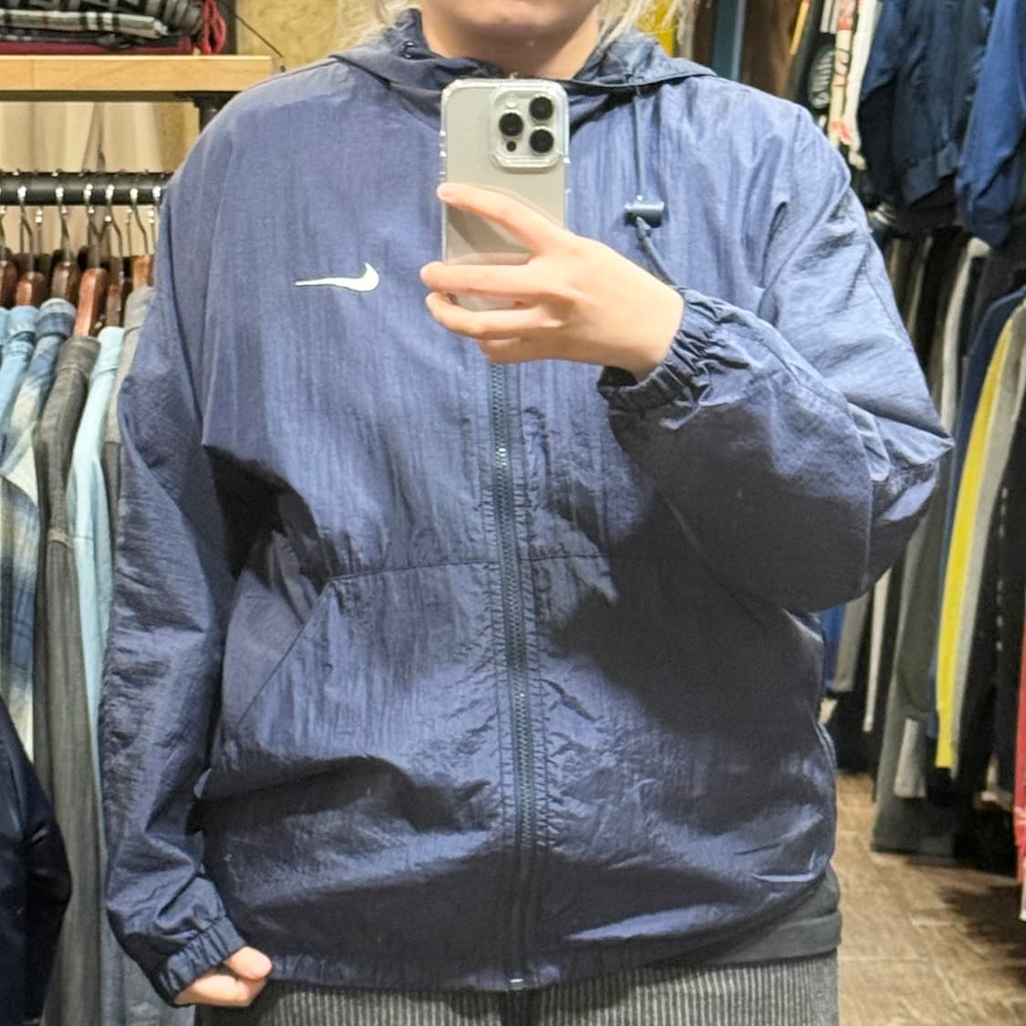 [HI] 나이키 바람막이 네이비  상품이미지1