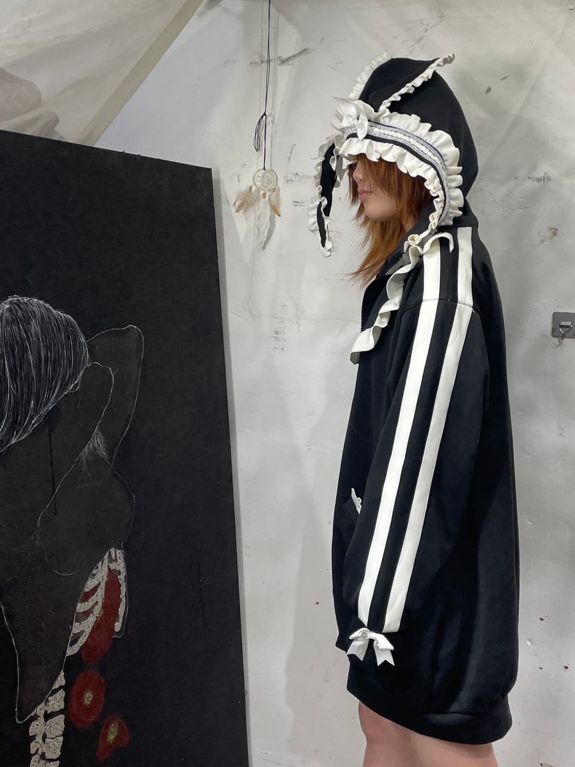 Dear my kiko 양산형 지뢰계 바니 토끼 맨헤라 져지  상품이미지5