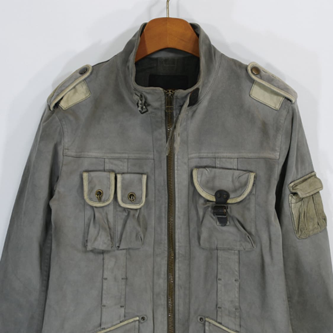 TETE HOMME 빈티지더티워싱밀리터리자켓 상품이미지3