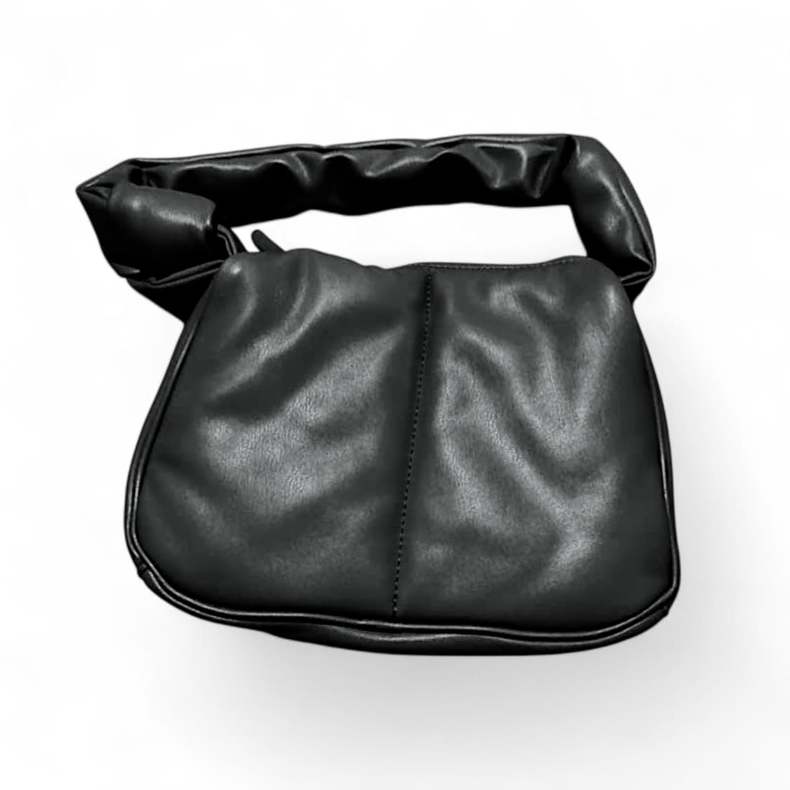 비밍 바이 빔즈 레더 핸들 퍼프 백 이세이미야케 스타일 상품이미지3