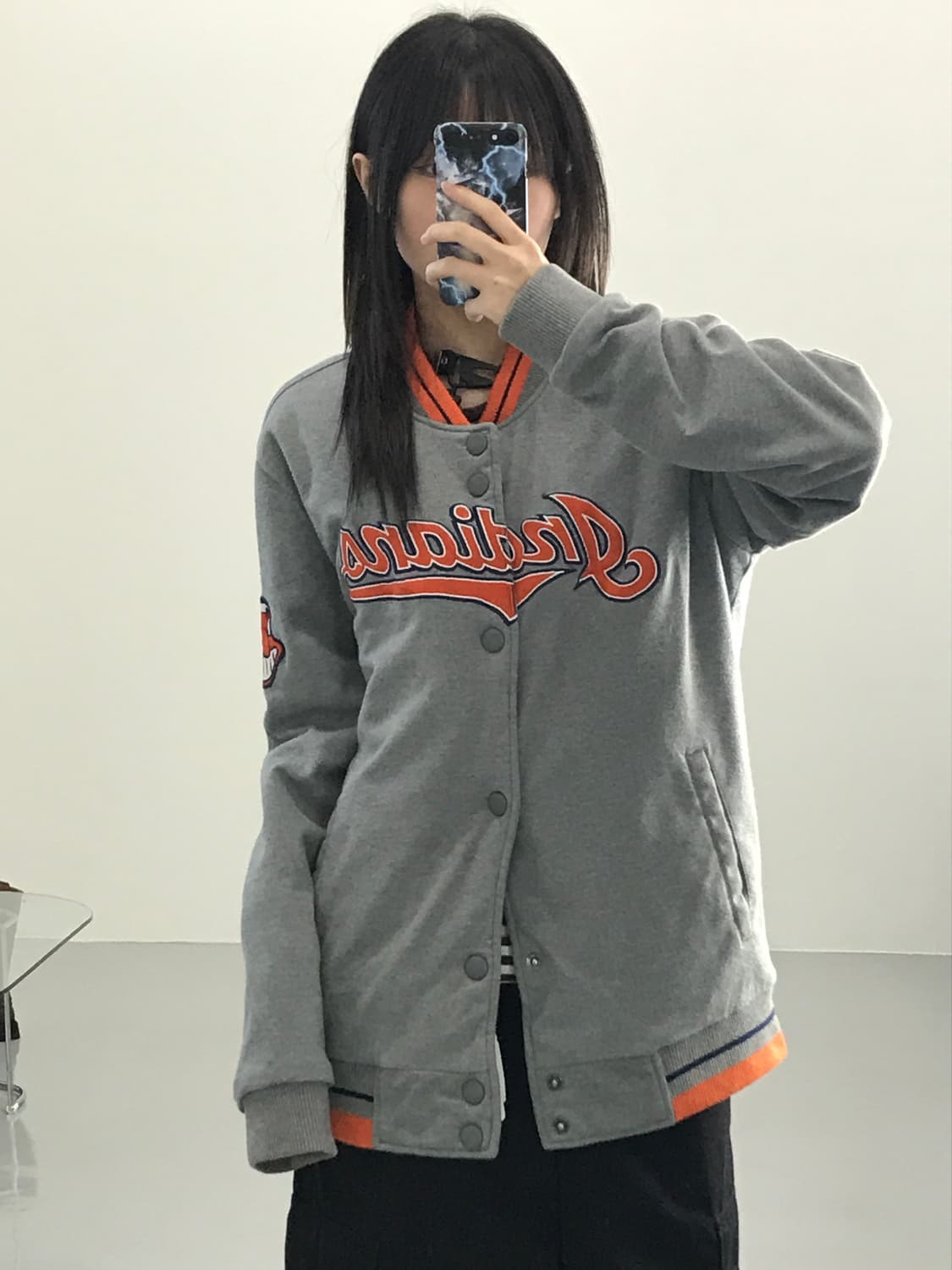 MLB 인디언스 바시티자켓 상품이미지1