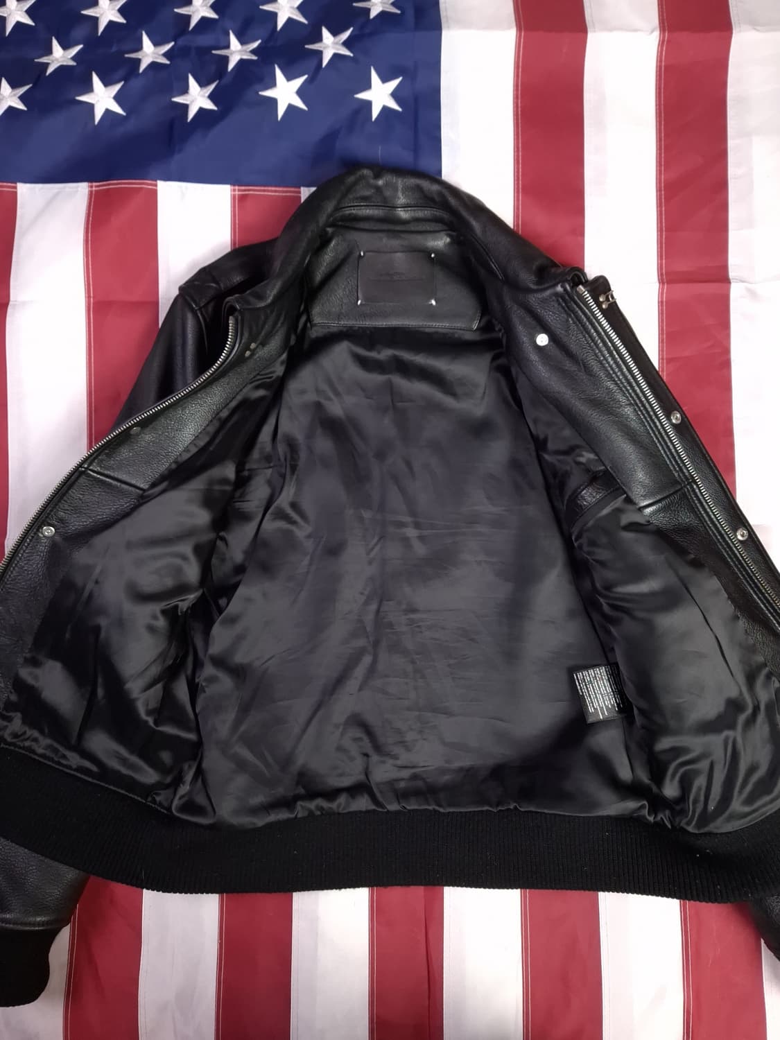 특A 비바스튜디오 리얼레더 A-2 항공자켓 상품이미지6